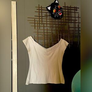 Unique Vintage off the shoulder top